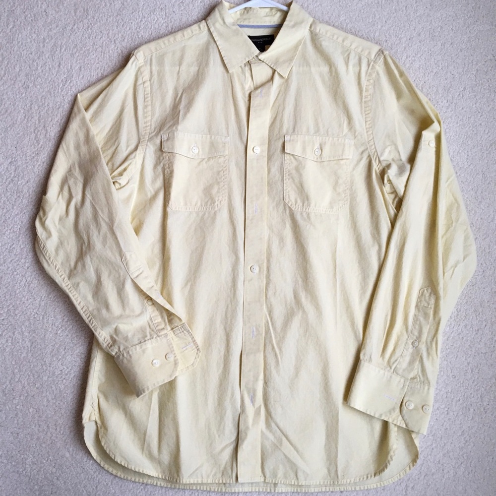 Banana Republic Yellow Dress Shirt